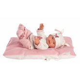 Llorens 26312 NEW BORN HOLIKA - realistick panenka miminko s celovinylovm tlem - 26 c